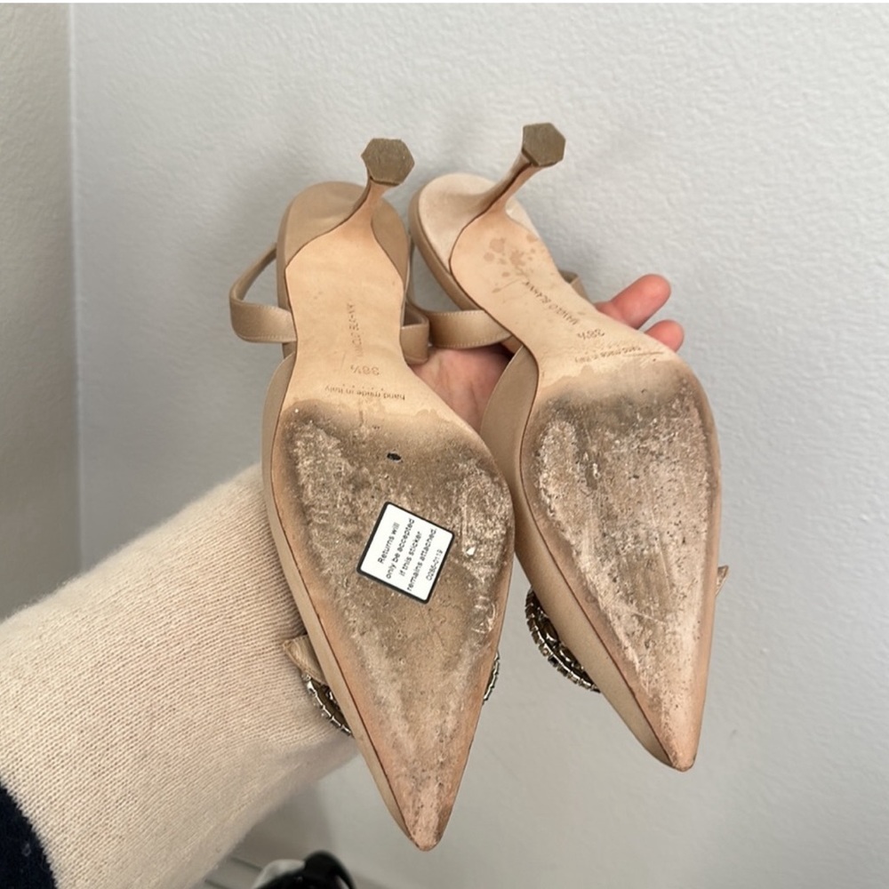 ❌❌SOLD❌❌✨Manolo Blahnik Crystal Heels ✨ - Picture 16 of 16